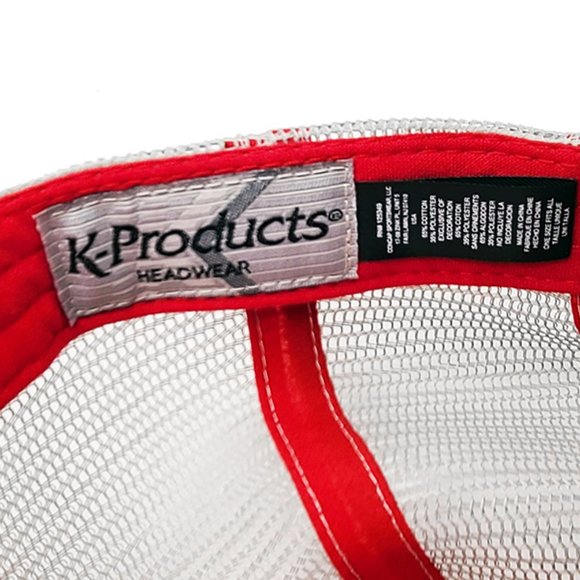 Vintage 80s K-Products Coca-Cola Mesh Back Trucker Cap - Picture 7 of 8